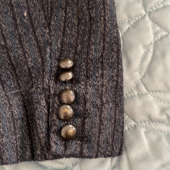 John varvatos wool jacket size 50 / large. Gray stripped - Picture 10 of 10